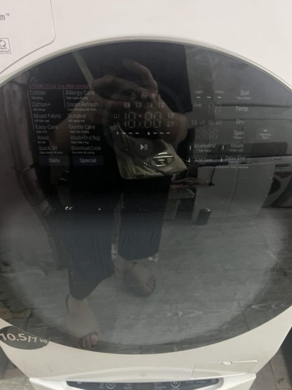 Máy Giặt Sấy LG Giặt 10,5, sấy 7kg